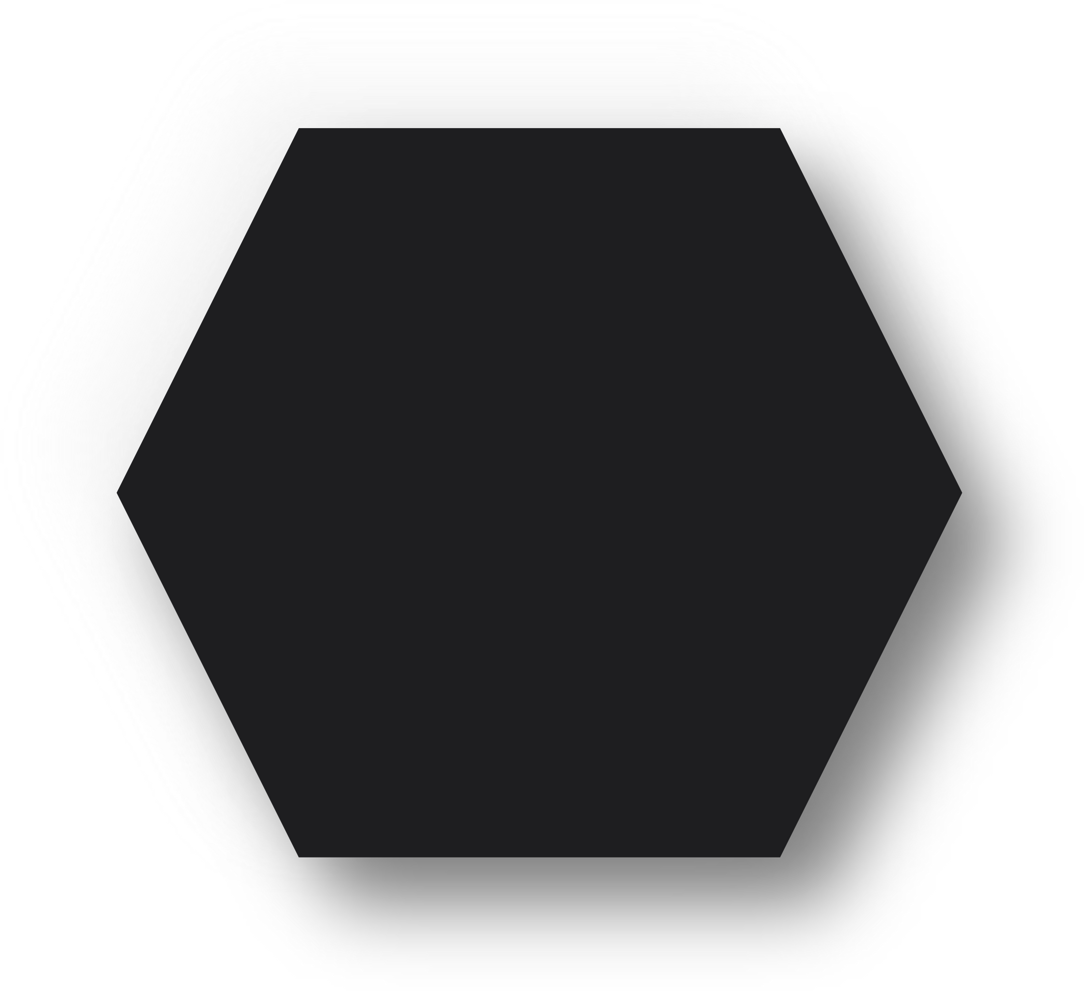 Neumorphic Hexagon Button