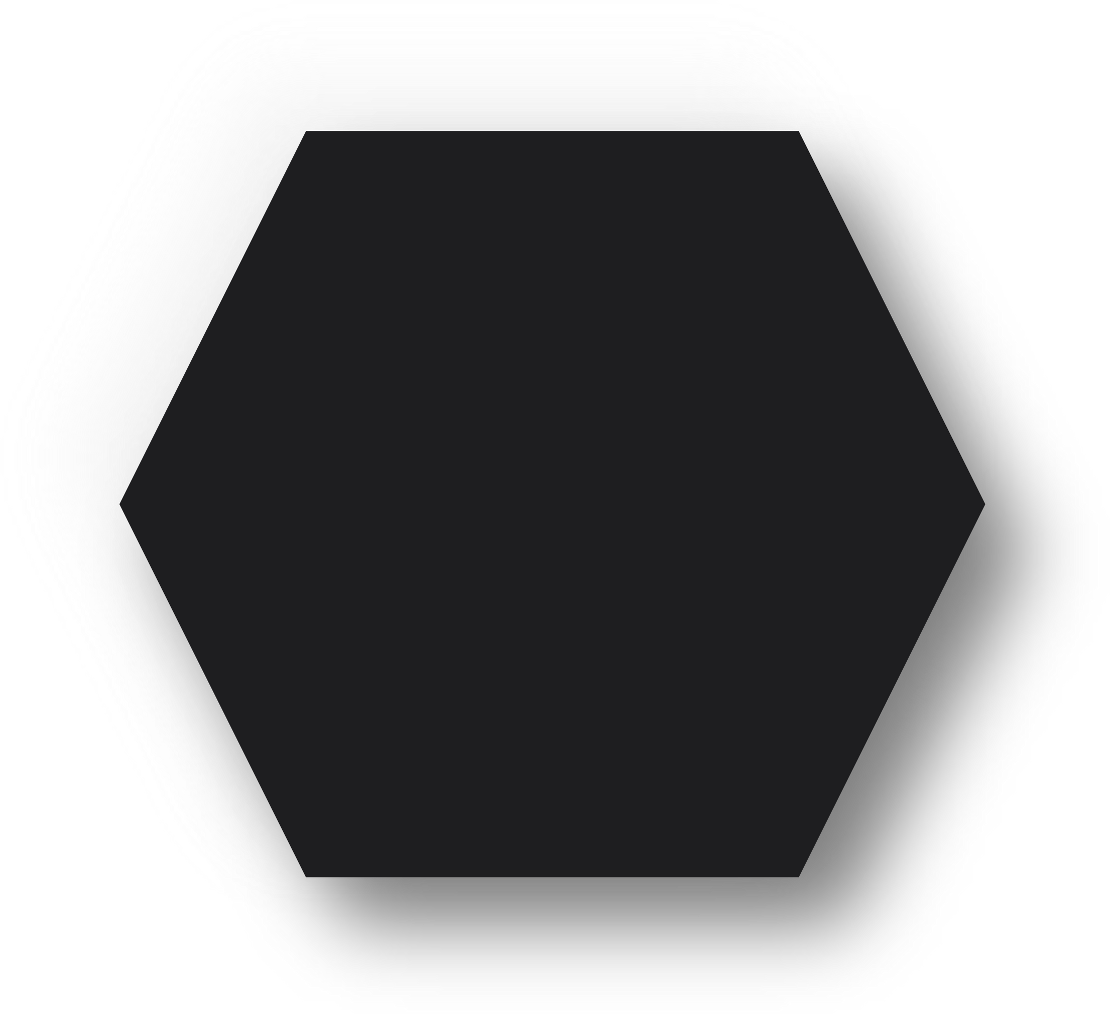 Neumorphic Hexagon Button